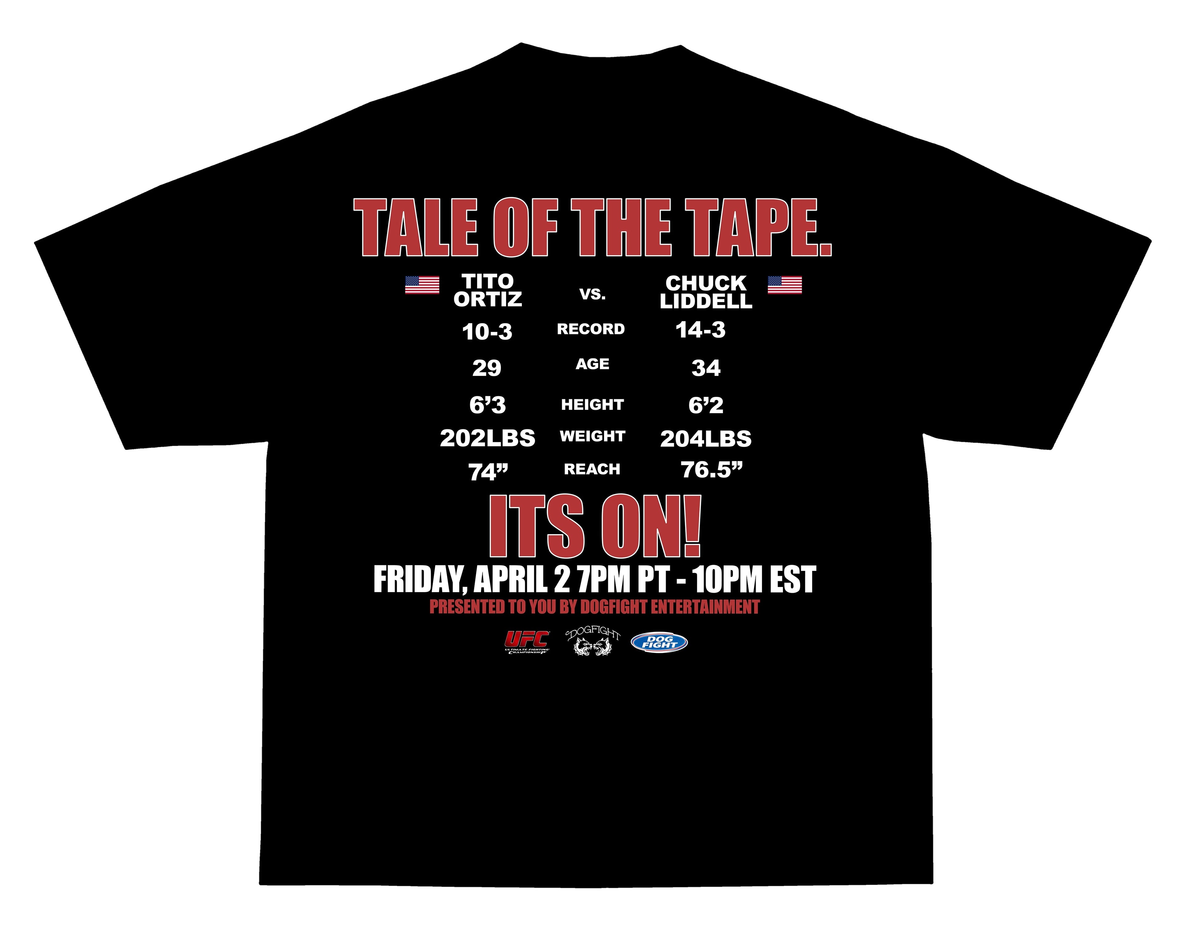 LIDELL VS ORTIZ SIGNATURE TEE